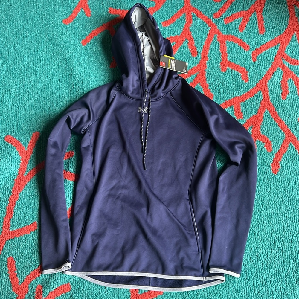 New under armour navy blue sweater long